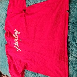 Hurley red tee size XL